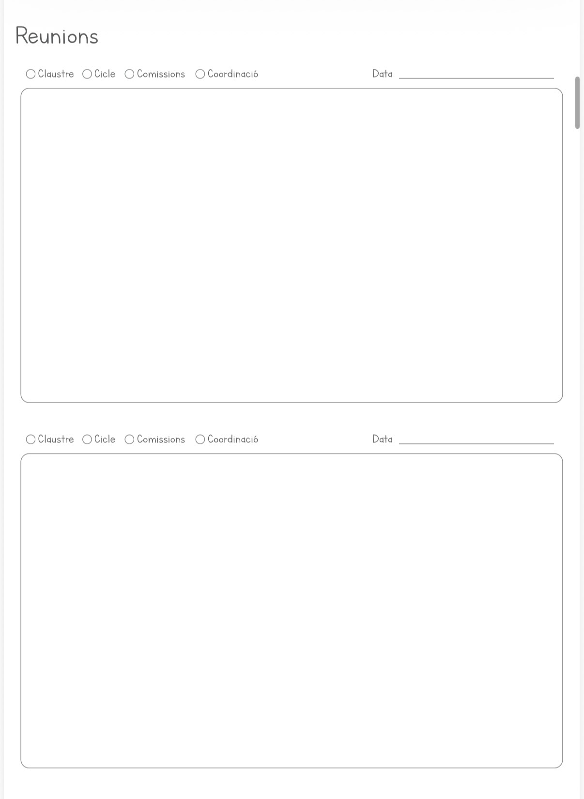 Agenda docent