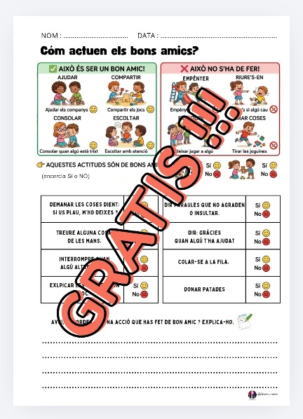 COM ACTUEN ELS BONS AMICS?