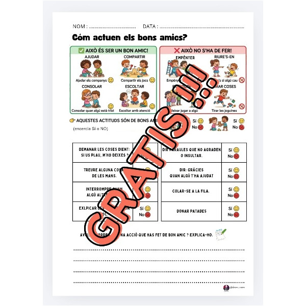COM ACTUEN ELS BONS AMICS?