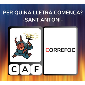 Per quina lletra comença? - Sant Antoni -