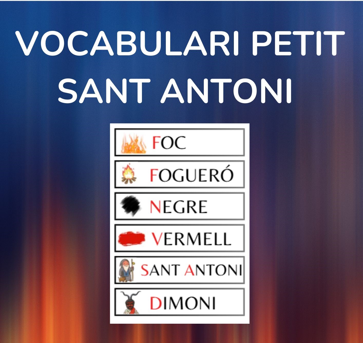 Vocabulari Sant Antoni - petit