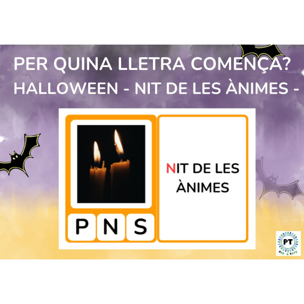 Per quina lletra comença? - Halloween - Nit de les Ànimes