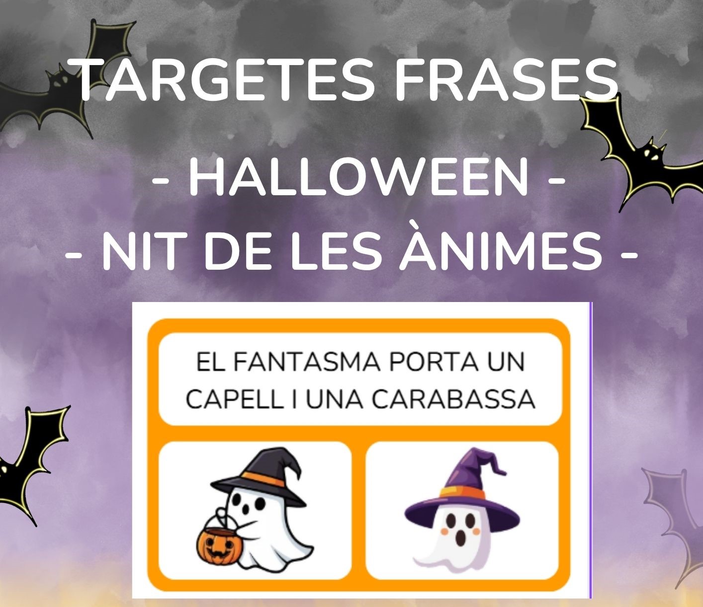 Targetes frases Halloween - Nit de les Ànimes