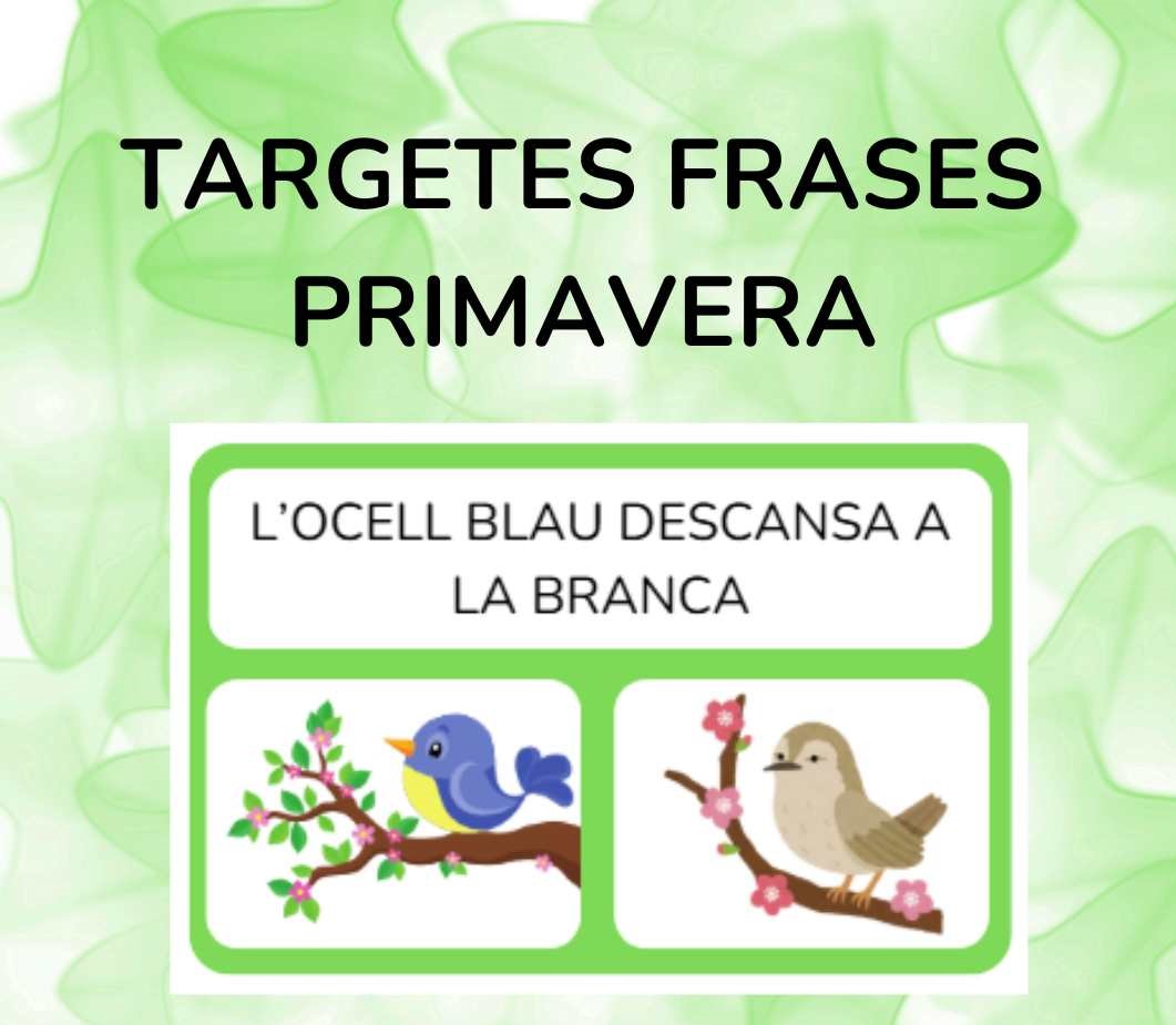 Targetes frases PRIMAVERA