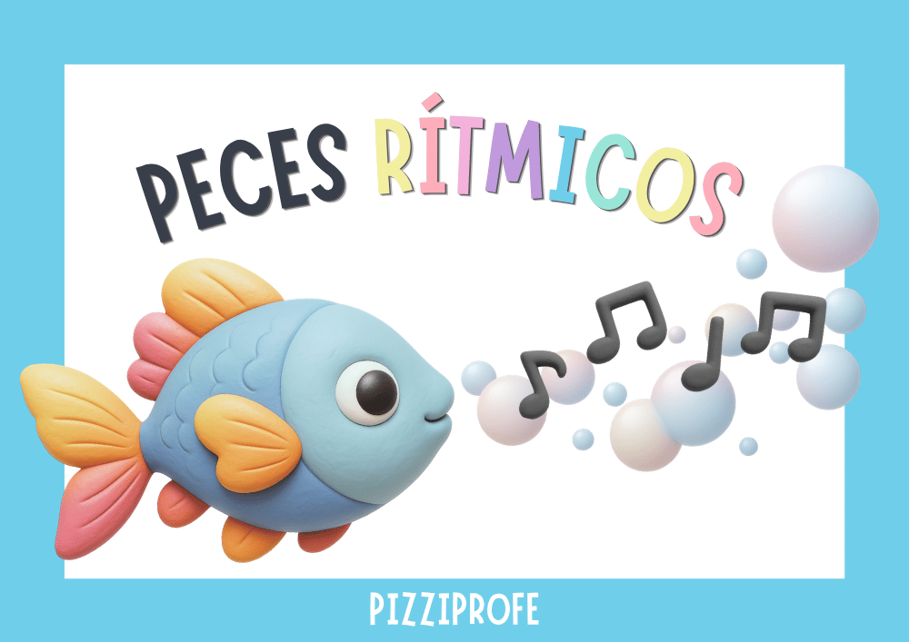 🐠 Peces rítmicos | Recurso manipulativo para crear compases by @pizziprofe