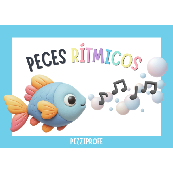 🐠 Peces rítmicos | Recurso manipulativo para crear compases by @pizziprofe
