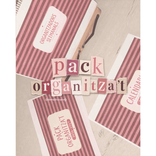 Pack Organitza’t – Calendaris mensuals 2026-2027
