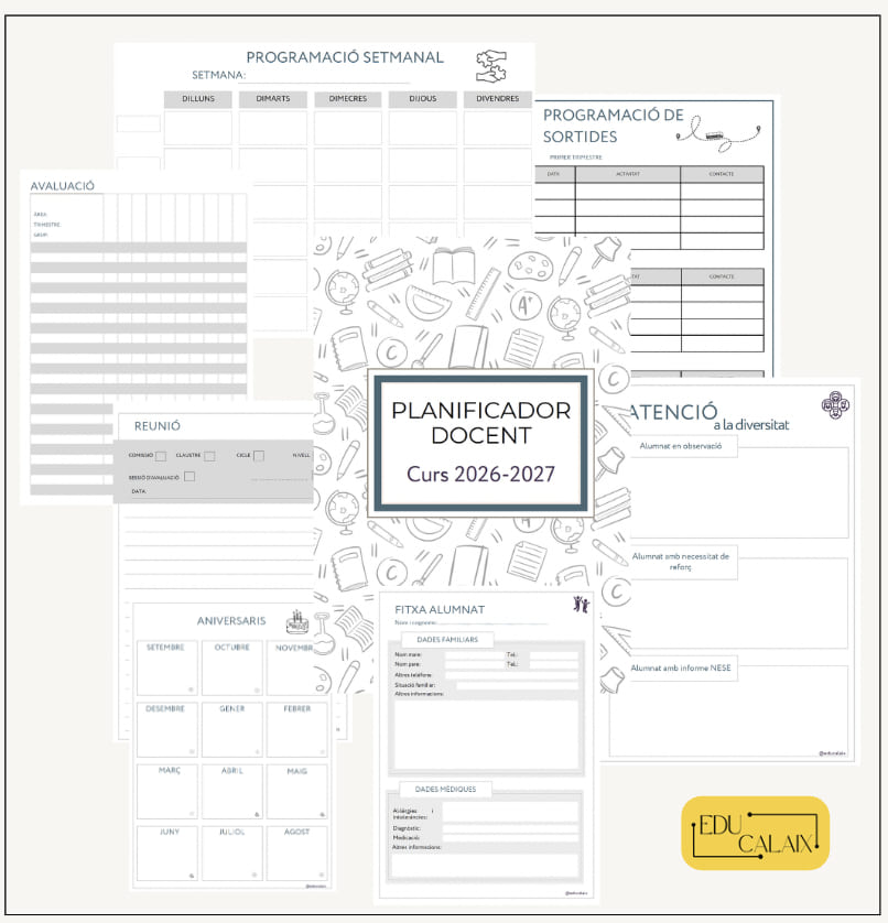 PLANIFICADOR DOCENT- CURS 26-27