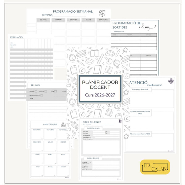PLANIFICADOR DOCENT- CURS 26-27
