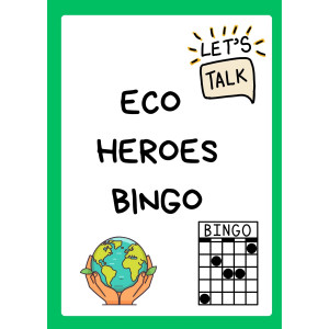 Eco Heroes Bingo Primary Speaking Game