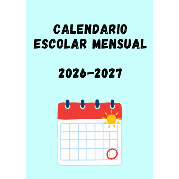 CAT/CAST Calendario escolar mensual