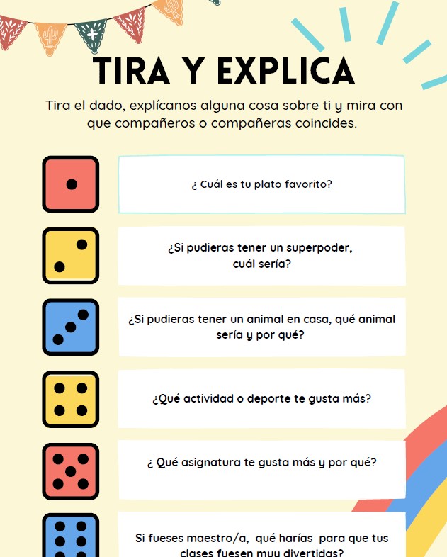 Dinámica inicio curso.