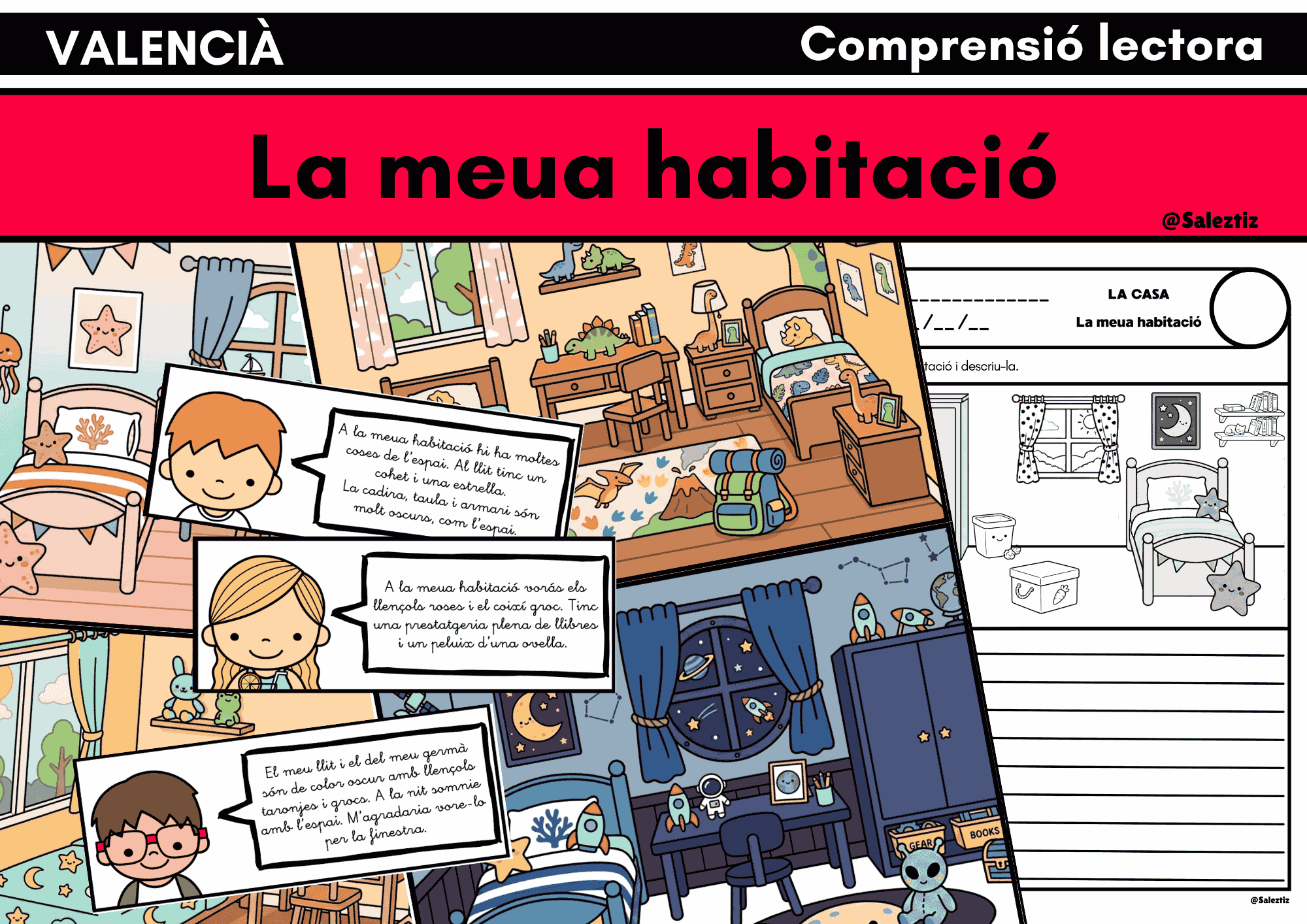 VALENCIÀ - 1.1 La CASA - La meua habitació