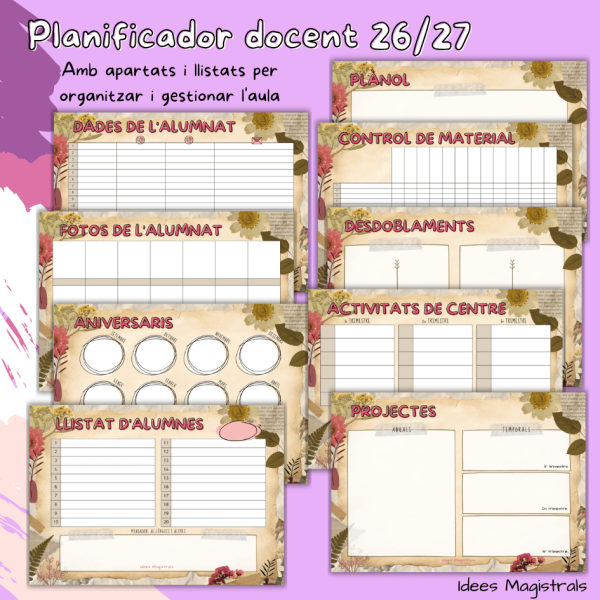 PLANIFICADOR DOCENT 26-27 VALENCIÀ