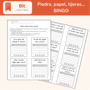 Piedra, papel, tijera... ¡bingo! - Actividad de vuelta al cole