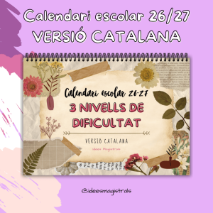 CALENDARI ESCOLAR 26-27 CATALÀ