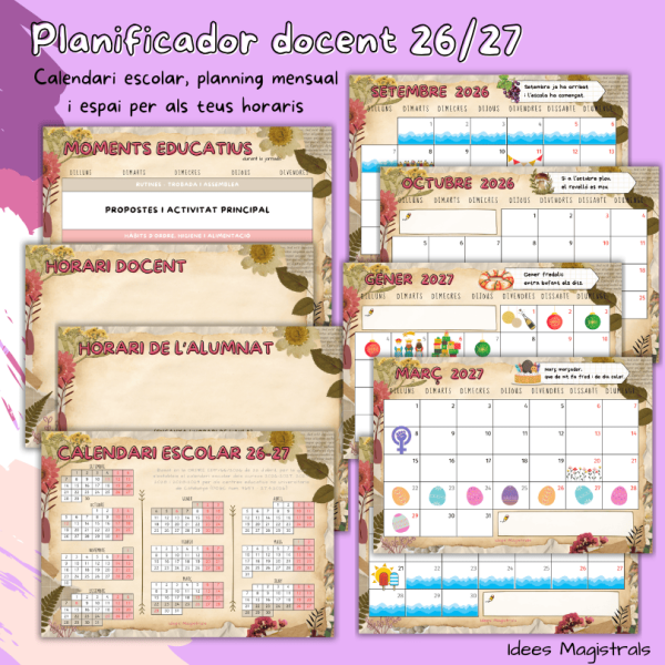PLANIFICADOR DOCENT 26-27 CATALÀ