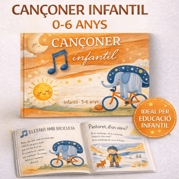 Cançoner infantil per a l’aula · 50+ cançons, rutines, festes i moviment