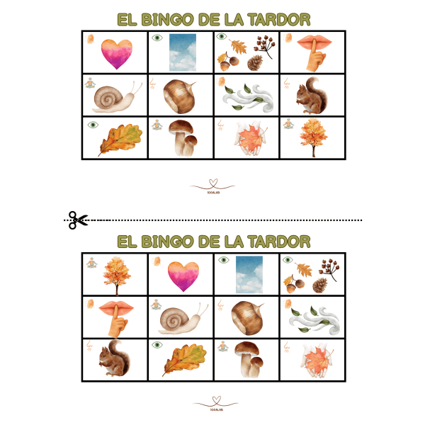 EL BINGO DE LA TARDOR