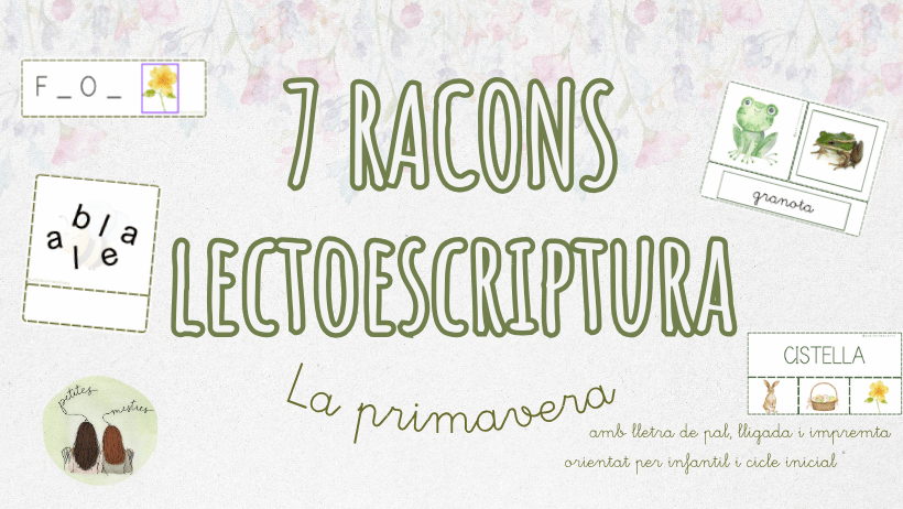 🌻📝7 racons lectoescriptura primavera