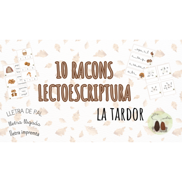 🍂📝 10 raconets de lectoescriptura per treballar la TARDOR