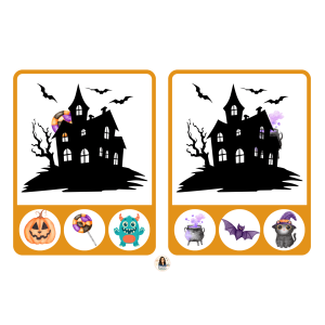 ¿Quién se esconde? - versión Halloween