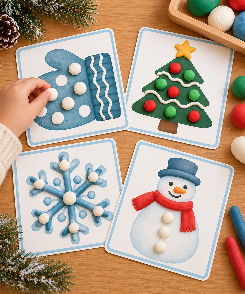 Plastilina d'hivern: motricitat fina i creativitat