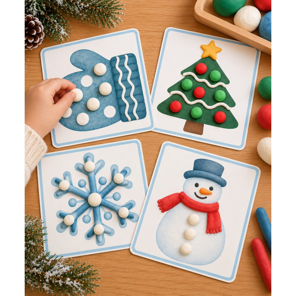 Plastilina d'hivern: motricitat fina i creativitat