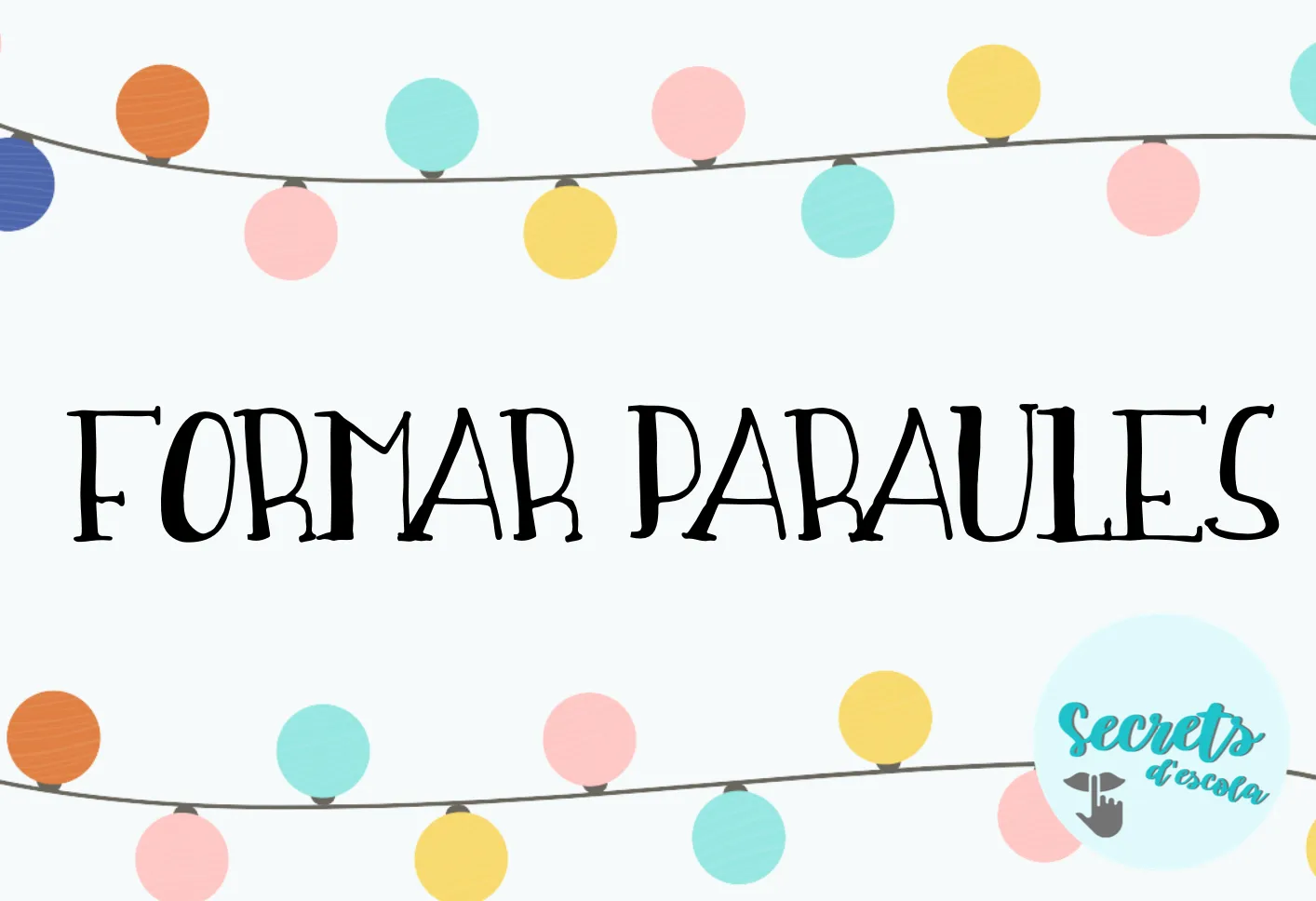 Formar paraules