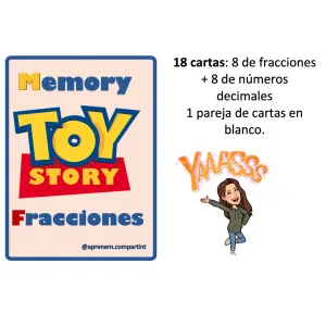 MEMORY ToyStory Fracciones