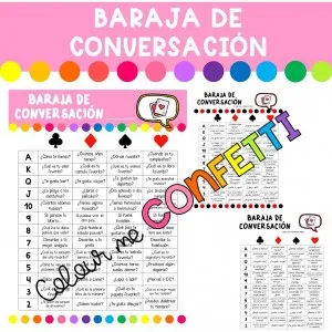 Baraja de conversación - Juego