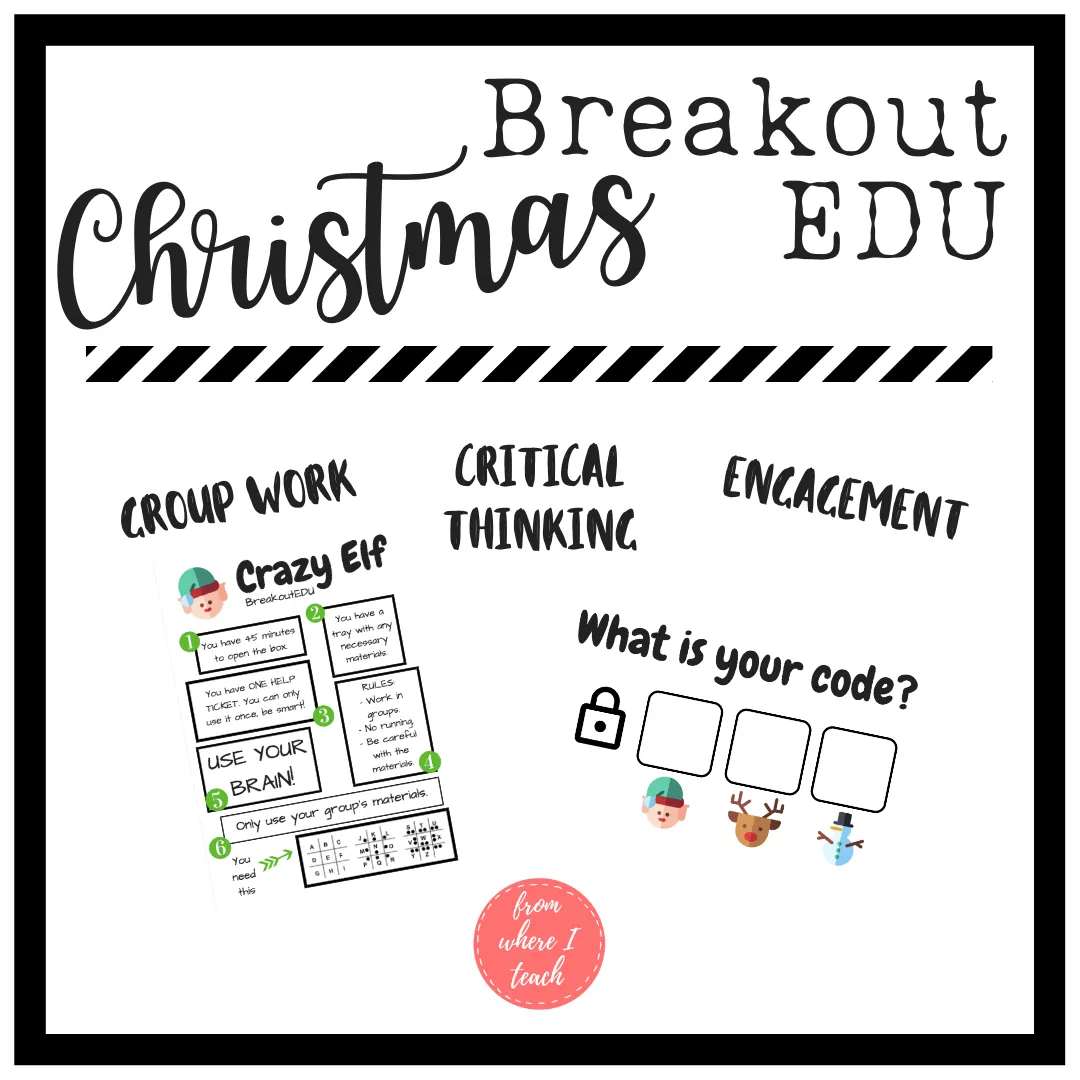 Crazy Elf - Simple Christmas BREAKOUT EDU