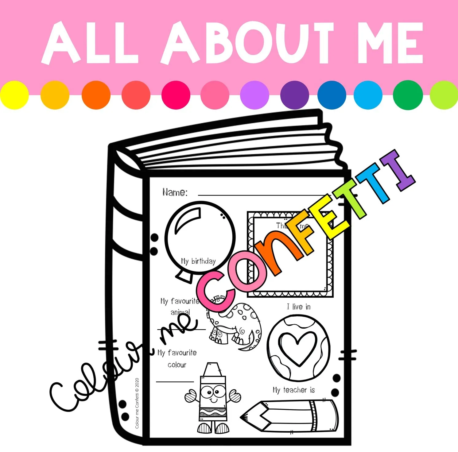 All About Me - Worksheet