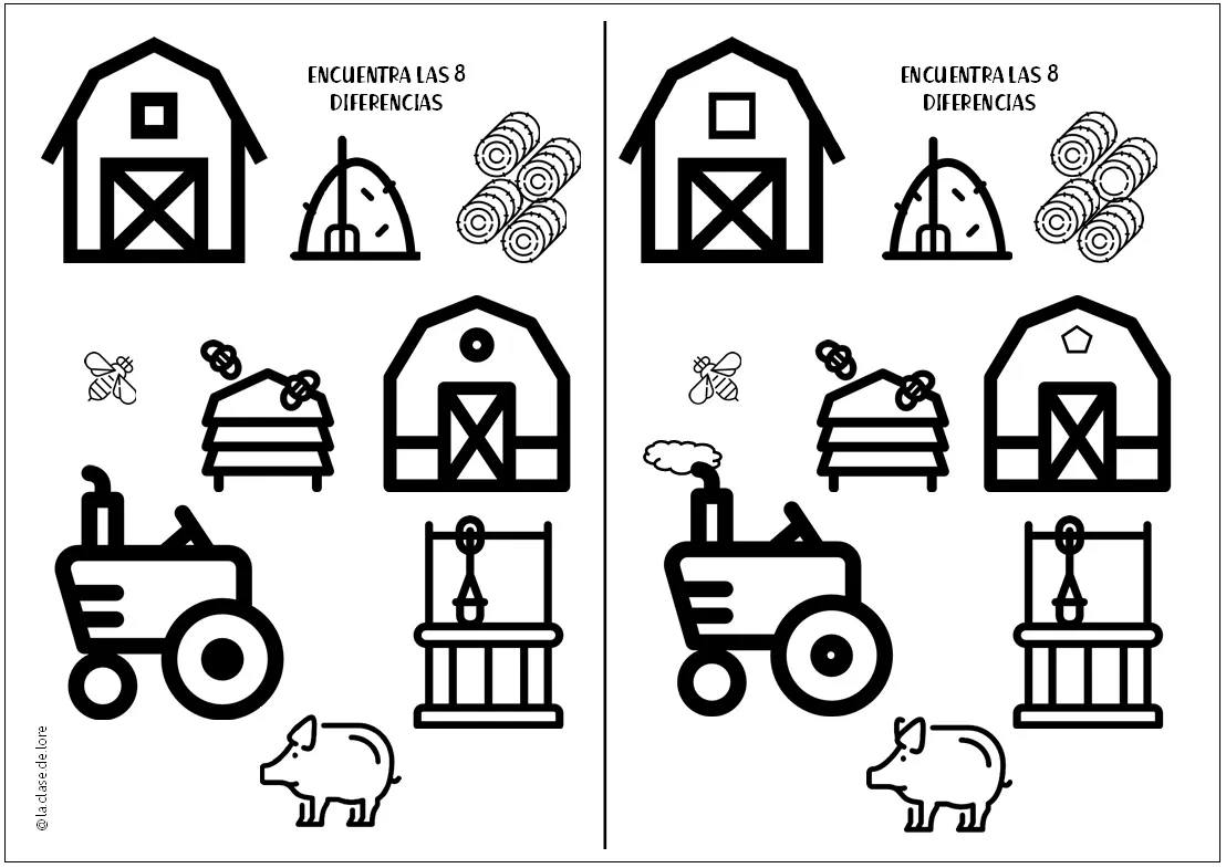 Encuentra las 8 diferencias