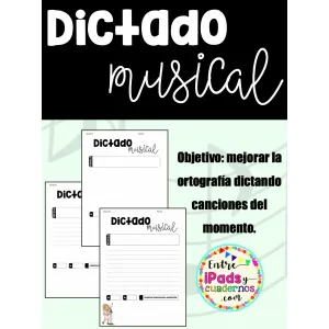 Dictado Musical: plantillas variadas