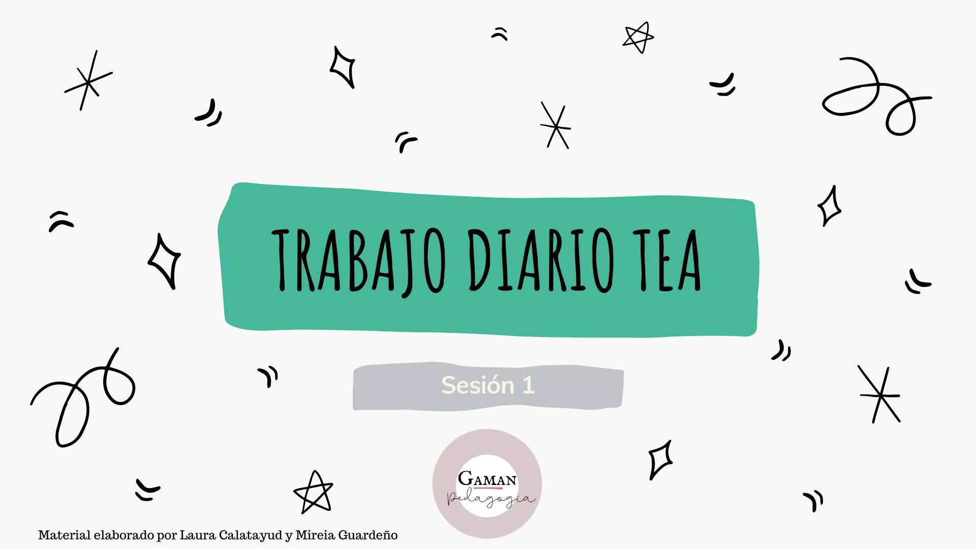 Actividades Trabajo diario TEA