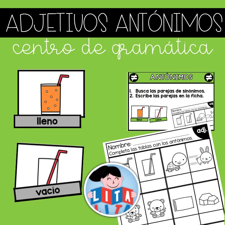 GRATIS Adjetivos antónimos