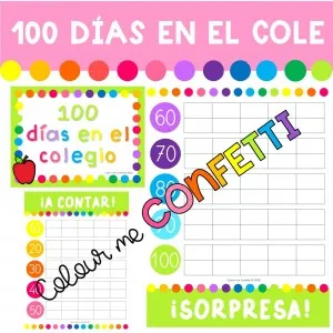 100 días en el colegio - Tabla