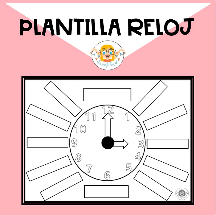 PLANTILLA RELOJ