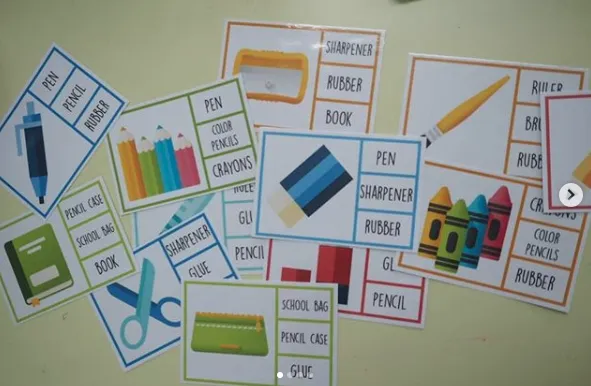 School clip cards