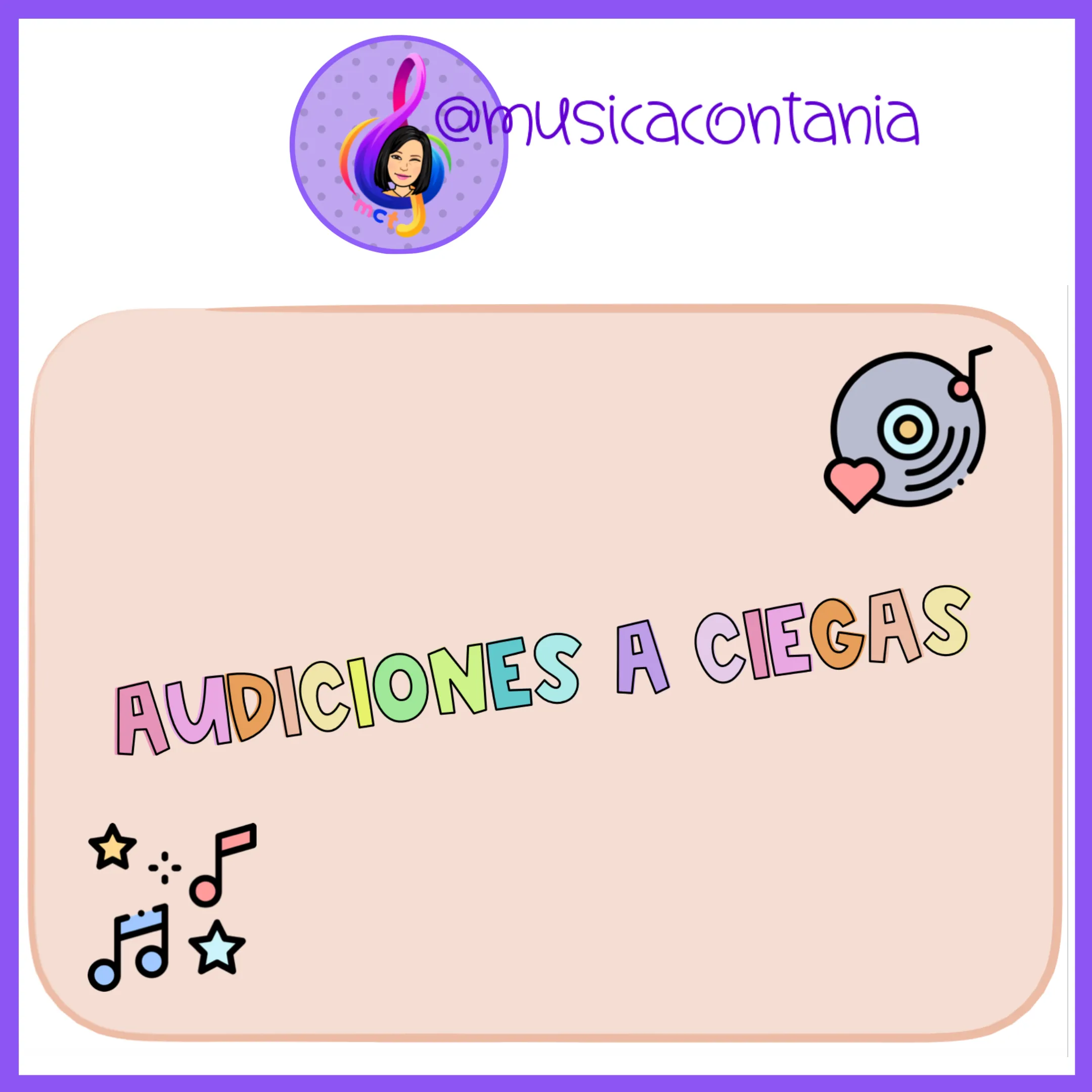 AUDICIONES A CIEGAS