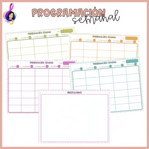 PROGRAMACIÓN SEMANAL