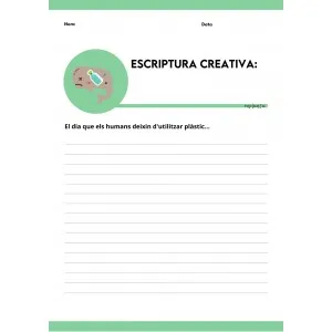 Escriptura creativa "El dia que els humans deixin d'utilitzar plàstic..."