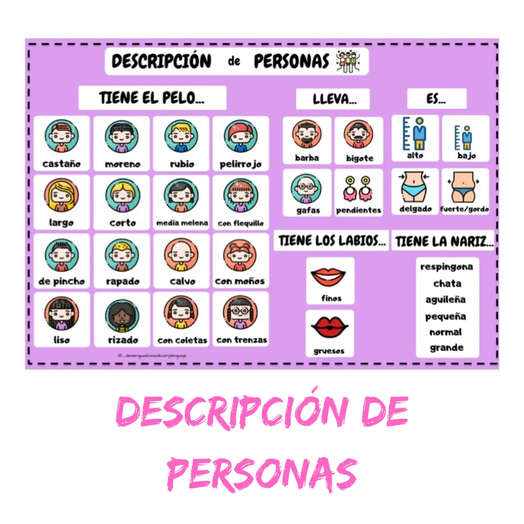 DESCRIPCIÓN DE PERSONAS