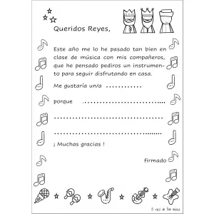 CARTA A LOS REYES MAGOS