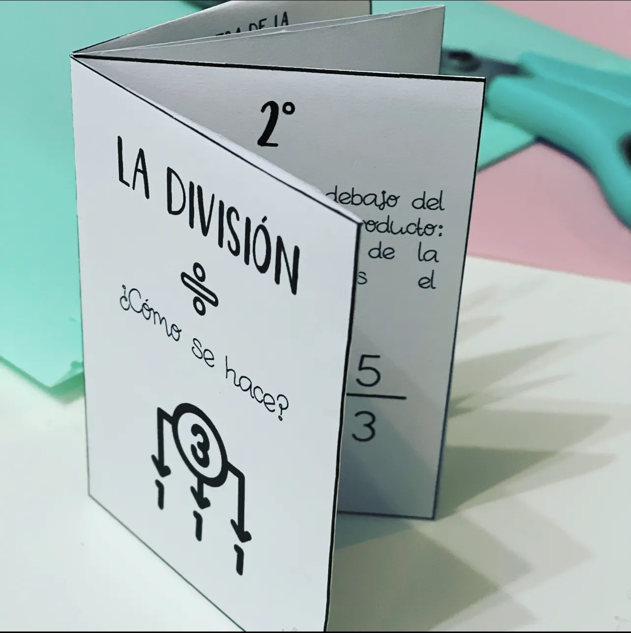 Mini libro división