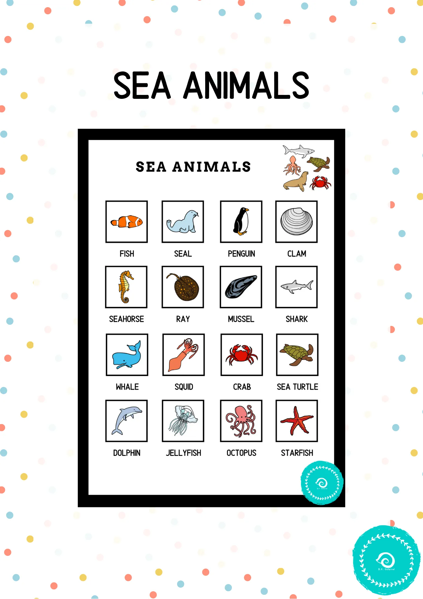 Sea animals (pictos)