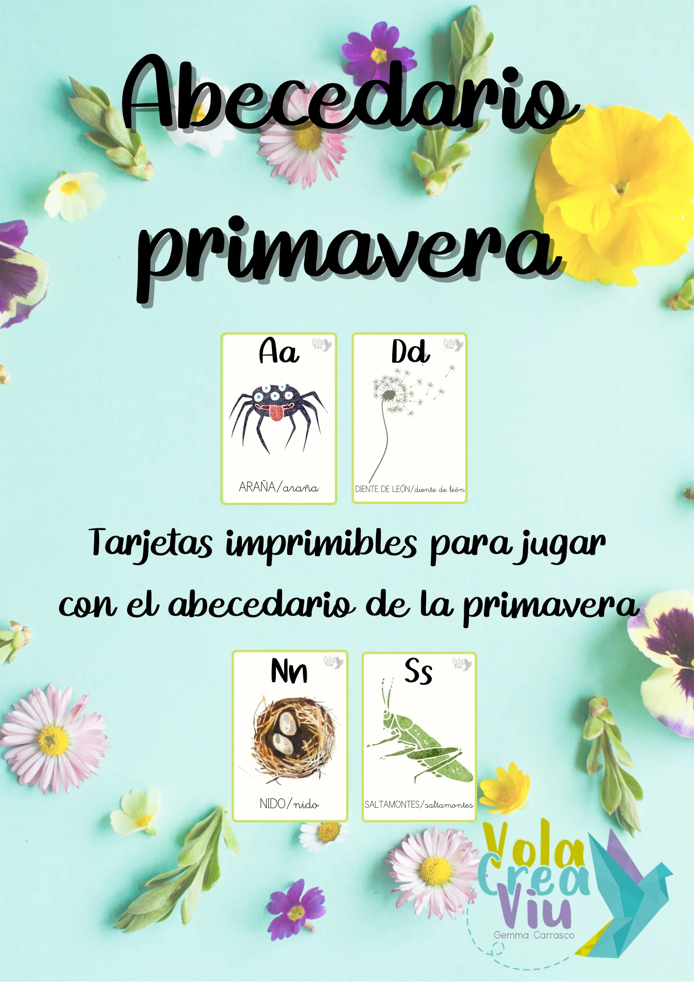 Abecedario de la primavera