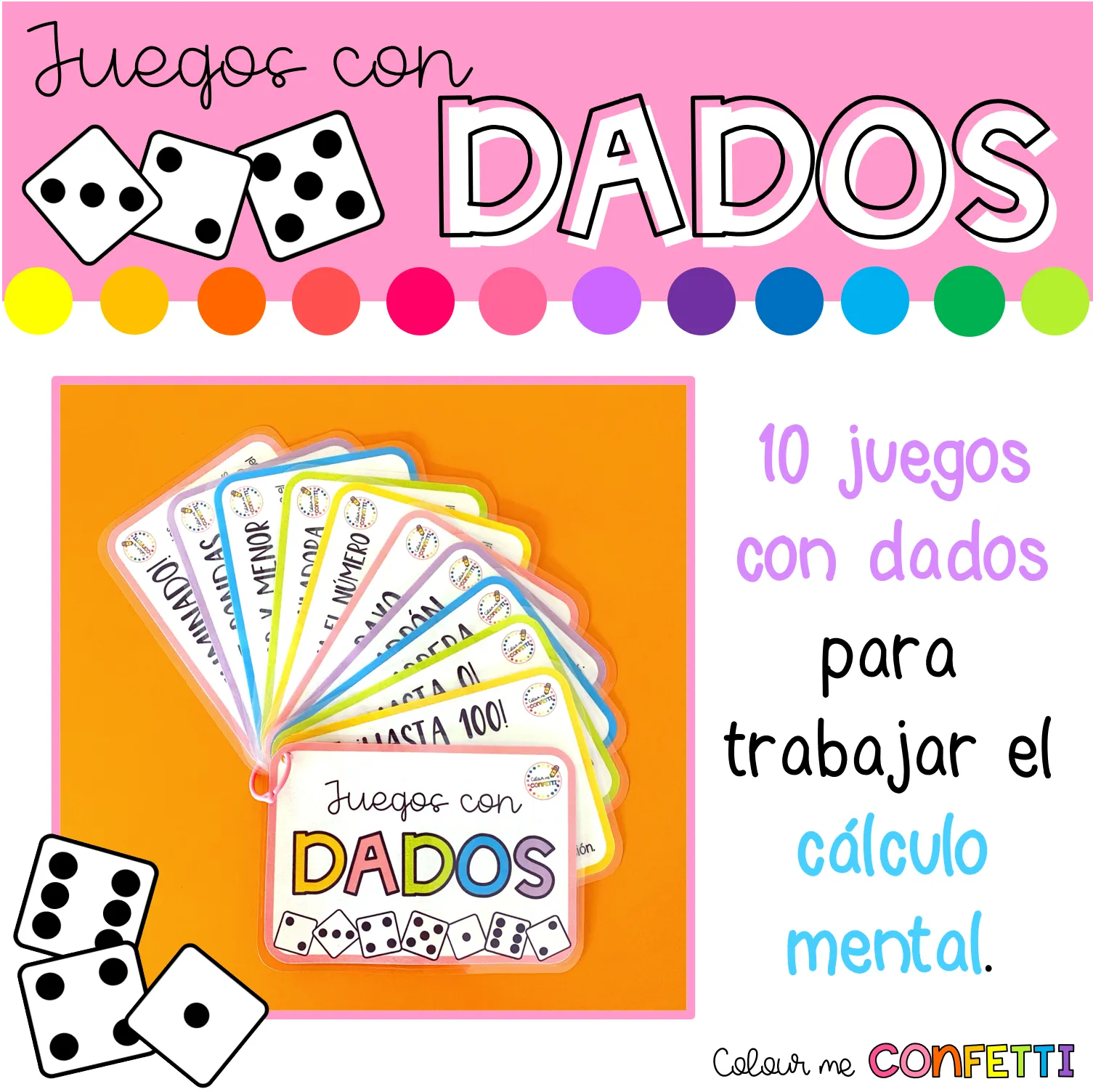 Juegos con dados - Llavero