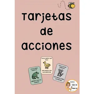 Tarjetas acciones a imitar